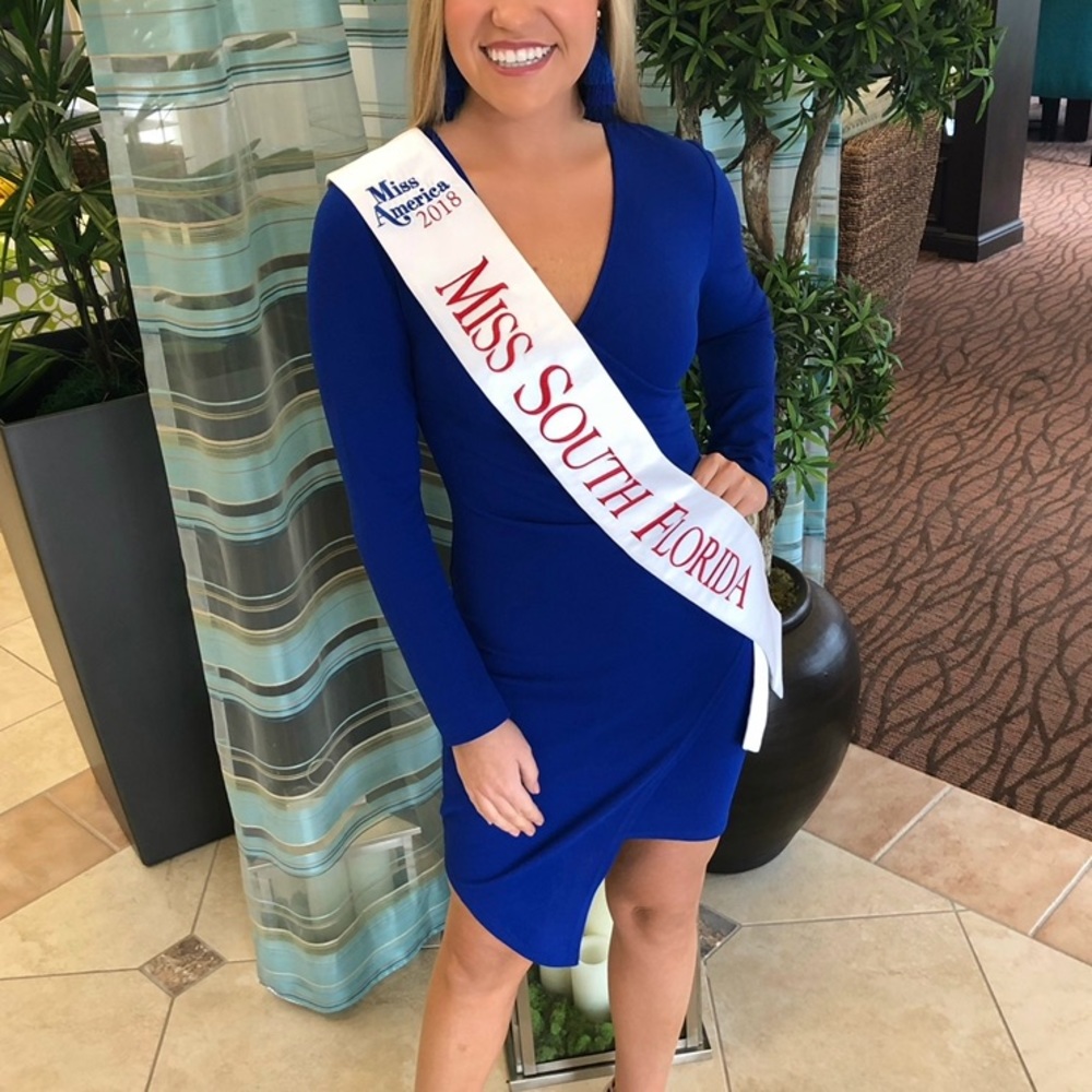 Asymmetrical Royal Blue Cocktail Dress
